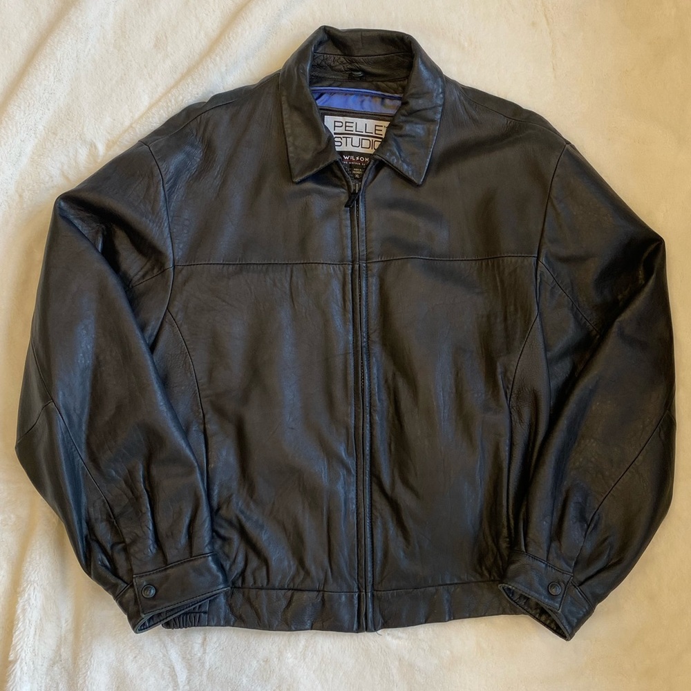 Men's Leather Wilson Pelle Studio leather jacket XL